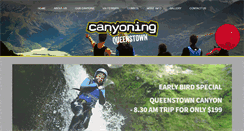 Desktop Screenshot of canyoning.co.nz